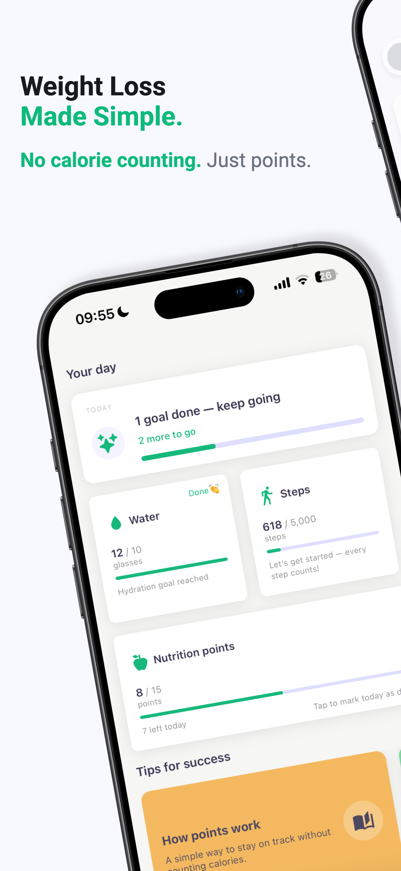 Kudoo App Store screenshot — daily dashboard